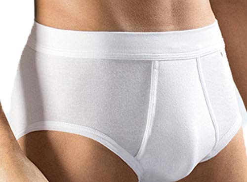 Ceceba Unterwäsche Herren Unterhose Slip Feinripp Premium Farbe weiß Größen 5-9 Größe 9 von Ceceba