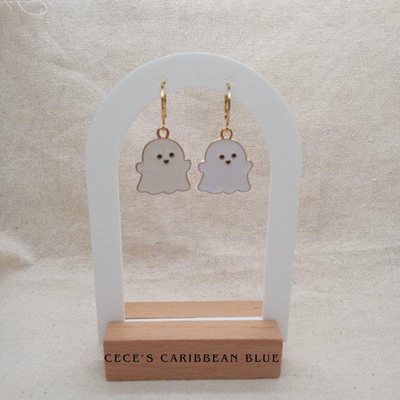 Gespenst Geist Ohrringe Herbst Halloween von CecesCaribbeanBlue