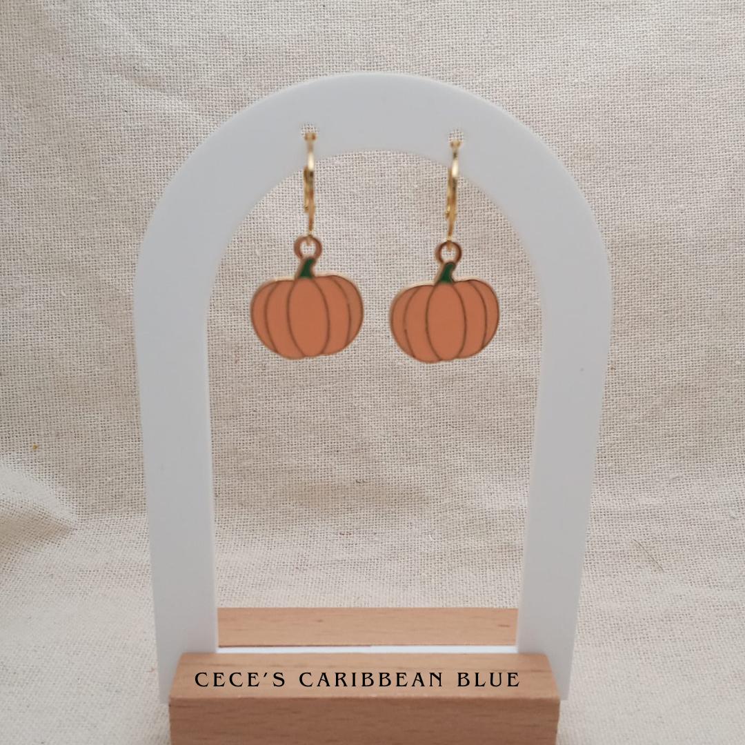 Kürbis Ohrringe Herbst Halloween Kürbis Ohrringe Herbst Halloween von CecesCaribbeanBlue