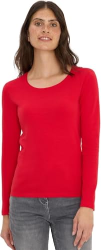CECIL Basic Langarmshirt Beaujolais red L CECIL Basic Langarmshirt Beaujolais red L von Cecil