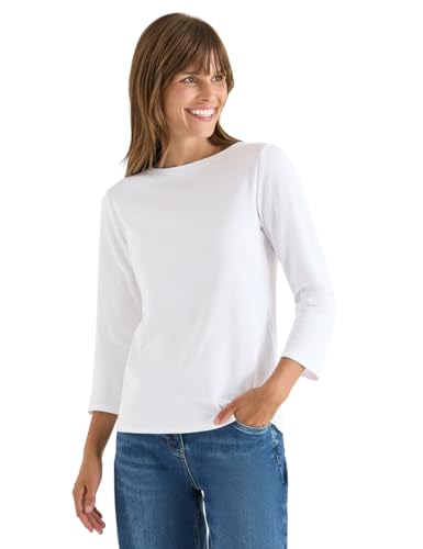 CECIL Basic U-Boot Shirt White M von Cecil