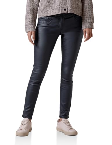 Cecil Damen B377908 Beschichtete Hose, Universal Blue, 36W / 30L EU von Cecil
