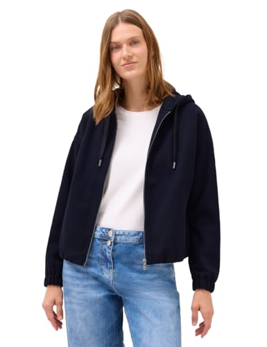 CECIL Blouson in Wolloptik urban dark blue M von Cecil