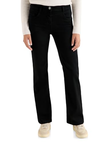 CECIL Bootcut Jeans Black 33 von Cecil