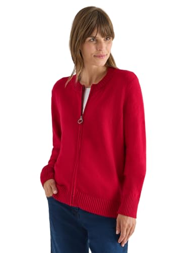 CECIL Cardigan mit Zipper Beaujolais red S von Cecil