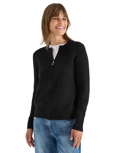 CECIL Cardigan mit Zipper Black XL von Cecil