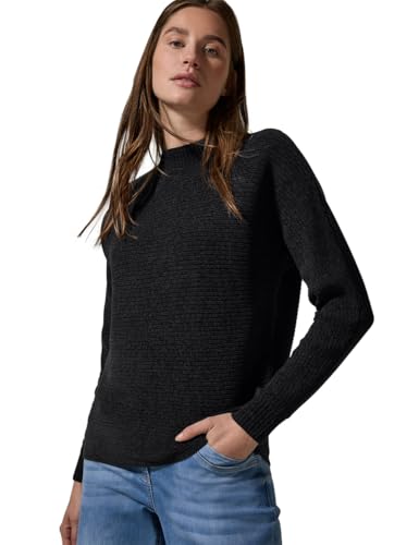 CECIL Damen B302952 Chenille Dolman Pullover, Deep Charcoal Grey, M EU CECIL Damen B302952 Chenille Dolman Pullover, Deep Charcoal Grey, M EU von Cecil