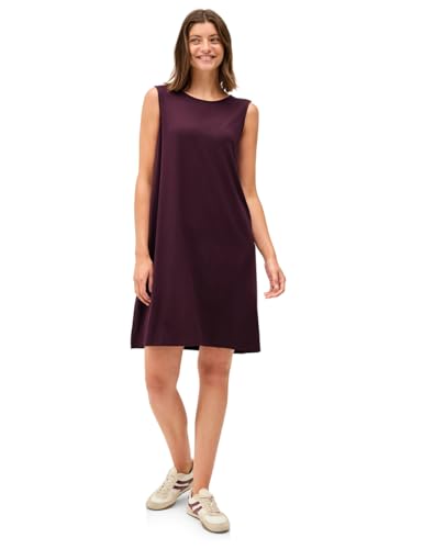 CECIL Damen 1408887 Ärmelloses Jersey-Kleid, Mulberry red, Large CECIL Damen 1408887 Ärmelloses Jersey-Kleid, Mulberry red, Large von Cecil