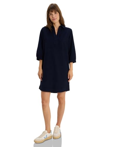 CECIL Damen 1408901 Cordkleid in Unifarbe, urban Dark Blue, M CECIL Damen 1408901 Cordkleid in Unifarbe, urban Dark Blue, M von Cecil