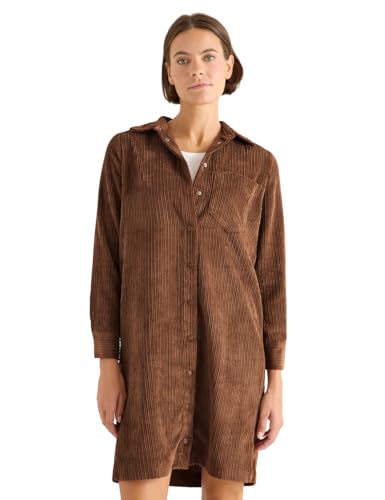 CECIL Damen 1408970 Cordkleid, Mocha Caramel, XXL von Cecil