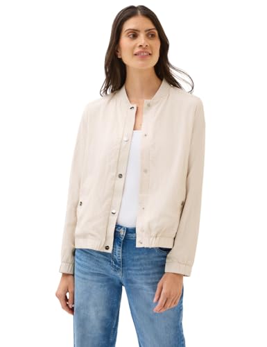 CECIL Damen 2115541 Papertouch Blouson, Light beige, XS von Cecil