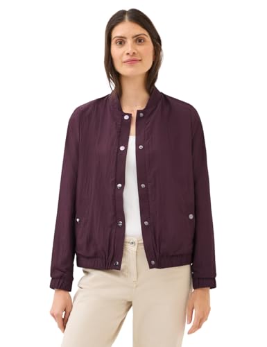 CECIL Damen 2115541 Papertouch Blouson, Mulberry red, XXL CECIL Damen 2115541 Papertouch Blouson, Mulberry red, XXL von Cecil