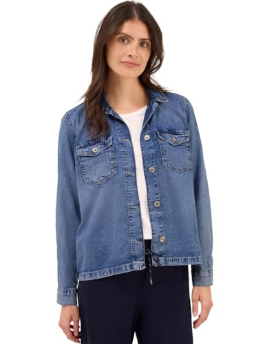 CECIL Damen 2116794 Denim Overshirt, Authentic Used wash, XL von Cecil