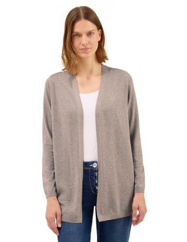 CECIL Damen 2515341 Offene Strickjacke, Toffee Cream Melange, XXL von Cecil