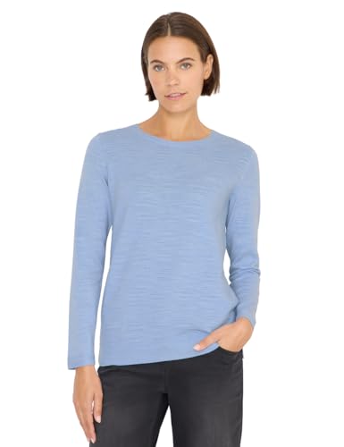 CECIL Damen 3015484 Strukturpullover, Mountain Heather Melange, M von Cecil