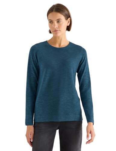 CECIL Damen 3015484 Strukturpullover, Teal Blue Heather Melange, L CECIL Damen 3015484 Strukturpullover, Teal Blue Heather Melange, L von Cecil