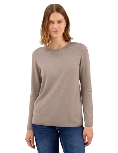 CECIL Damen 3015619 Basic Pullover, Toffee Cream Melange, L CECIL Damen 3015619 Basic Pullover, Toffee Cream Melange, L von Cecil