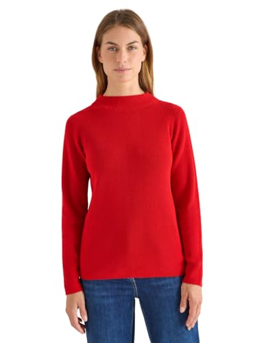 CECIL Strukturmix Pullover Fiery red M von Cecil