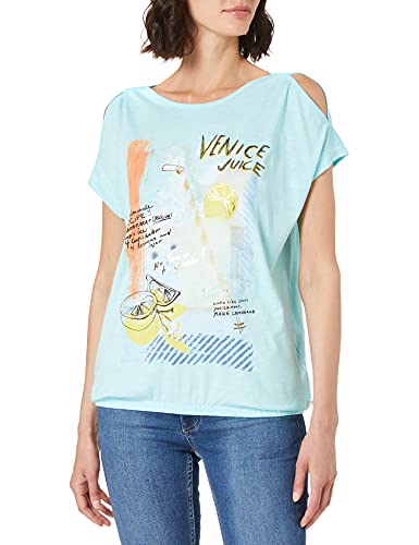 CECIL Damen 316344 T-Shirt, Water Ballet Blue, XS CECIL Damen 316344 T-Shirt, Water Ballet Blue, XS von Cecil