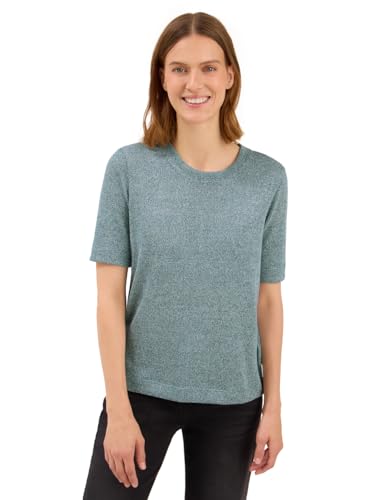 CECIL Damen 3226150 Leichtes Strick-Look T-Shirt, Jewel Green, X-Large von Cecil