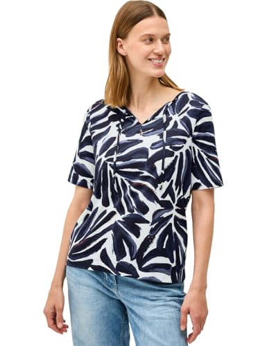 CECIL Damen 3227058 Shirt im Tunika-Look, urban Dark Blue, X-Small CECIL Damen 3227058 Shirt im Tunika-Look, urban Dark Blue, X-Small von Cecil