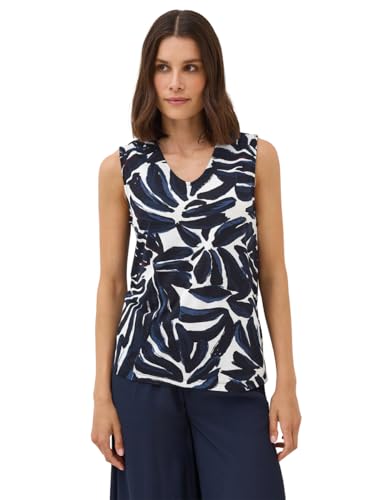 CECIL Damen 3227061 Top mit Smok Details, urban Dark Blue, X-Small CECIL Damen 3227061 Top mit Smok Details, urban Dark Blue, X-Small von Cecil