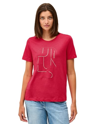 CECIL Damen 3227073 T-Shirt mit Artwork, Glazed Apple red, XS CECIL Damen 3227073 T-Shirt mit Artwork, Glazed Apple red, XS von Cecil