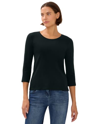 CECIL Damen 3227270 Basic Shirt, Ink Green, Medium CECIL Damen 3227270 Basic Shirt, Ink Green, Medium von Cecil