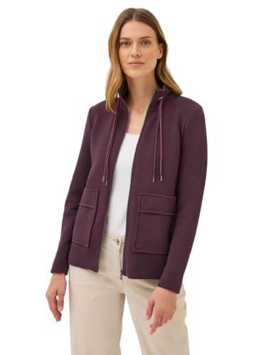CECIL Damen 3227302 Leichte Ottoman Jacke, Mulberry red, XXL von Cecil
