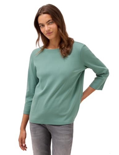 CECIL Damen 3227522 Basic RIPP-Shirt, Jewel Green, XX-Large von Cecil