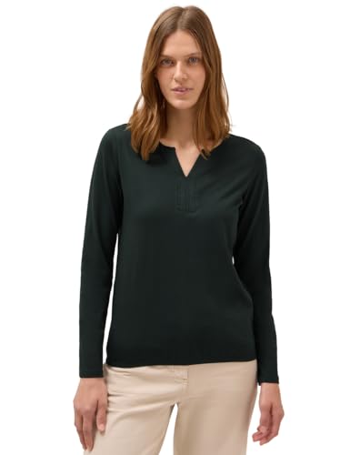 CECIL Damen 3227648 Shirt im Tunika-Look, Ink Green, Medium von Cecil