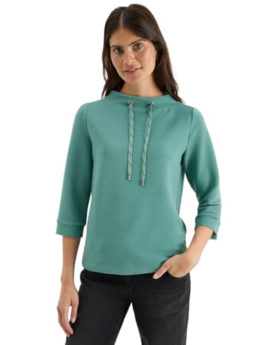 CECIL Damen 3227761 Ottoman Shirt, Jewel Green, XS von Cecil