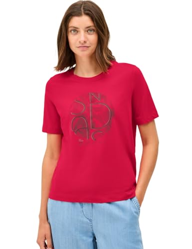 CECIL Damen 3227838 T-Shirt mit Artwork, Glazed Apple red, XL CECIL Damen 3227838 T-Shirt mit Artwork, Glazed Apple red, XL von Cecil