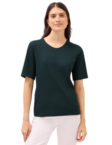 CECIL Damen 3228182 Basic RIPP T-Shirt, Ink Green, XS CECIL Damen 3228182 Basic RIPP T-Shirt, Ink Green, XS von Cecil