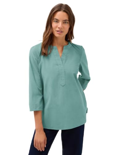 CECIL Damen 3412033 Split Neck Cordbluse, Jewel Green, L von Cecil
