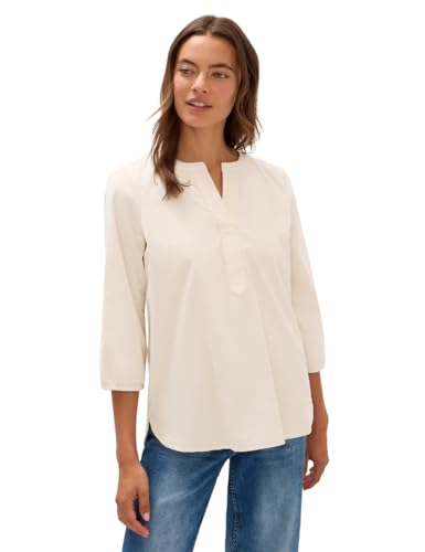 CECIL Damen 3412033 Split Neck Cordbluse, Oat Milk beige, XX-Large von Cecil