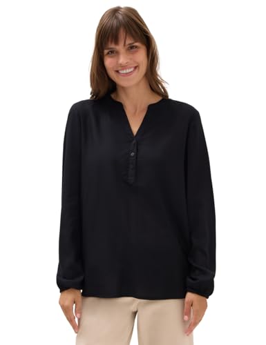 CECIL Damen 3412041 Tunika in Unifarbe, Black, Small von Cecil