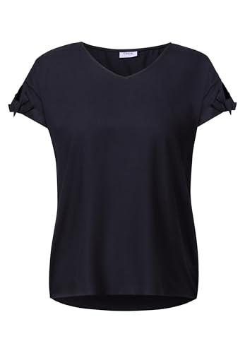 CECIL Damen 3412064 Blusenshirt in Unifarbe, urban Dark Blue, M CECIL Damen 3412064 Blusenshirt in Unifarbe, urban Dark Blue, M von Cecil