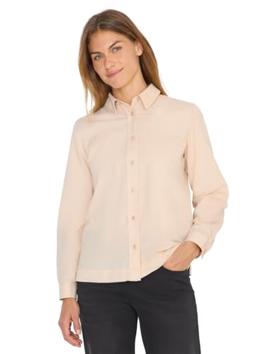 CECIL Damen 3412160 Cord Hemdbluse, Oat Milk beige, L von Cecil
