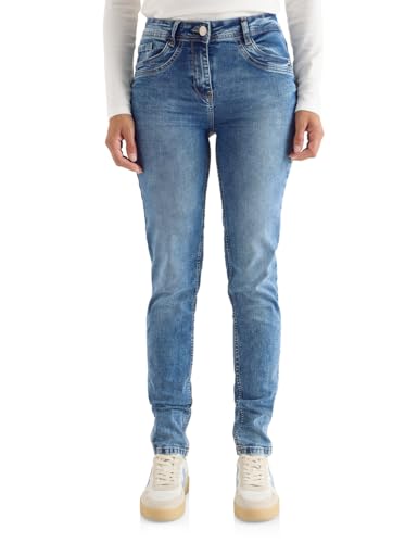 CECIL Damen 3714432 Slim Fit Jeans, Light Blue Washed, 33W x 32L von Cecil
