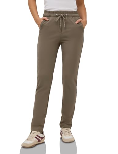 CECIL Damen 3715964 Casual Fit Hose, Natural Taupe, XXL von Cecil