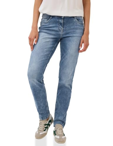 CECIL Damen 3716103 Jeans im Casual Fit, Light Blue wash, 36W x 30L von Cecil