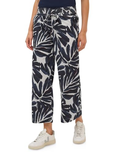 CECIL Damen 3716634 Gemusterte Wide Leg Hose, urban Dark Blue, XS / 26L CECIL Damen 3716634 Gemusterte Wide Leg Hose, urban Dark Blue, XS / 26L von Cecil