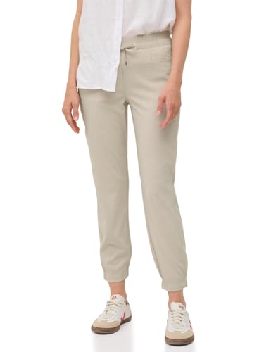 CECIL Damen 3716670 Loose Fit Melange Hose, Boulder beige, M / 28L von Cecil