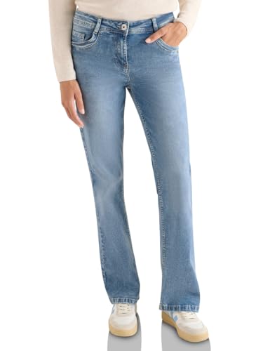 CECIL Damen 3817327 Bootcut Jeans, Light Blue wash, 29W x 30L von Cecil