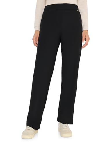 CECIL Damen 3817329 Straight Leg Hose, Black, (XS) W x 32L von Cecil