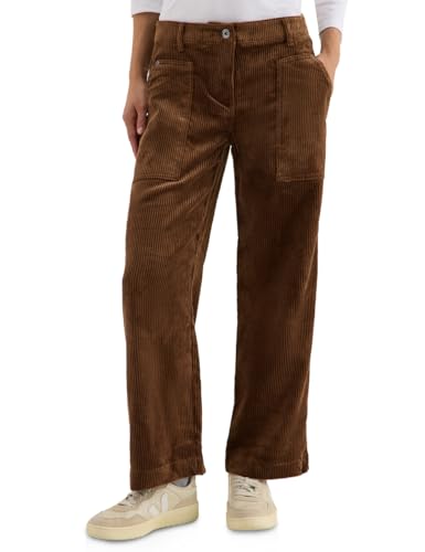 CECIL Damen 3817334 Wide Leg Cordhose, Mocha Caramel, 26W x 26L von Cecil