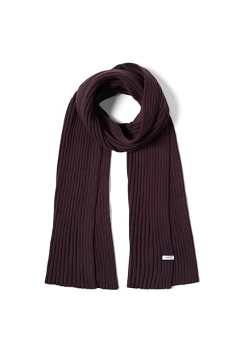 CECIL Damen 5706393 Strickschal, Dark Plum, Regular von Cecil