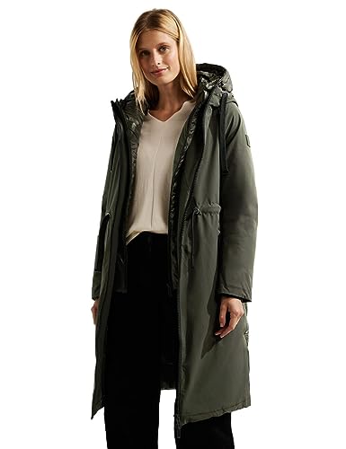 CECIL Damen B100850 Parka, Olive Crop, L von Cecil