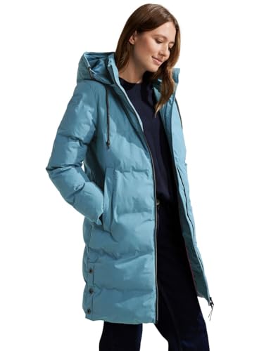 CECIL Damen B100883 Wintermantel, Adriatic Blue, XL von Cecil